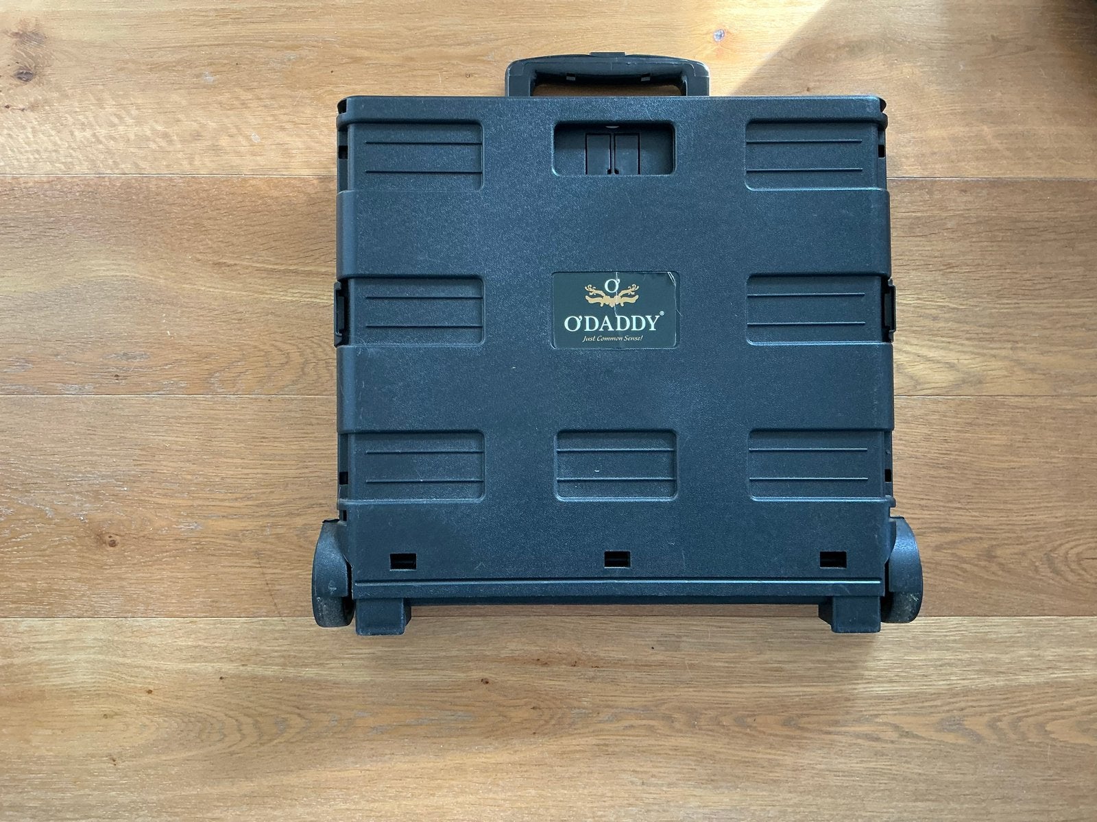 Inklapbare boodschappenkar / opbergbox op wieltjes, 50L, Ophalen, Gebruikt