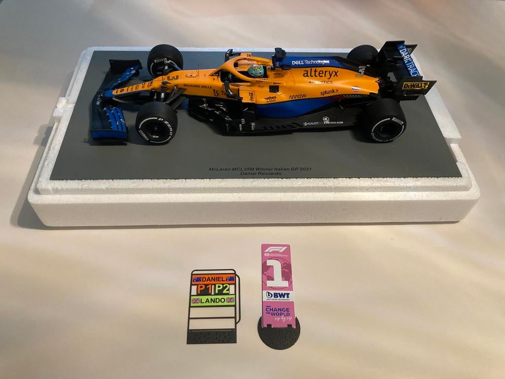 Daniel ricciardo winner italian gp 2021 1/18 spark, Verzamelen, Automerken, Motoren en Formule 1, Ophalen of Verzenden, Nieuw