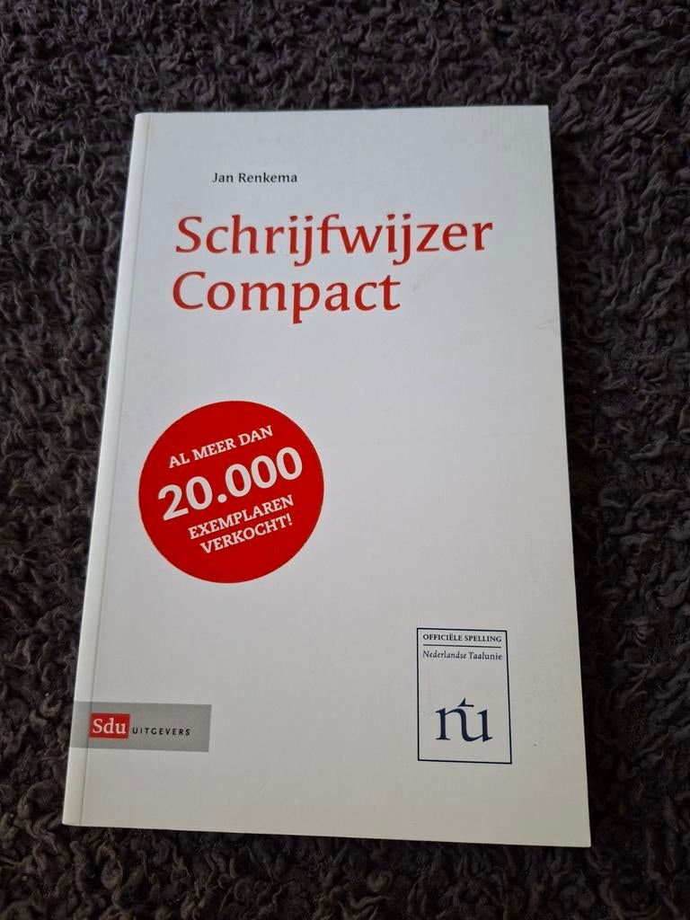 Schrijfwijzer Compact - Jan Renkema, Boeken, Non-fictie, Nederlands, Ophalen of Verzenden, Zo goed als nieuw