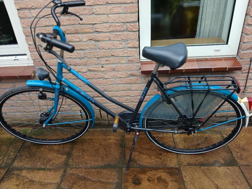 Stationsfiets, Sparta, 3 versnellingen en verlichting., Fietsen en Brommers, Fietsen | Dames | Damesfietsen, Ophalen, Gebruikt
