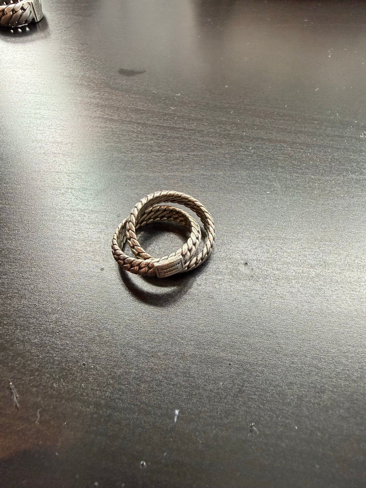 Buddha to Buddha Ben Dubble Ring - Maat 16, Gebruikt, Ophalen of Verzenden, Kleiner dan 17, Dame of Heer