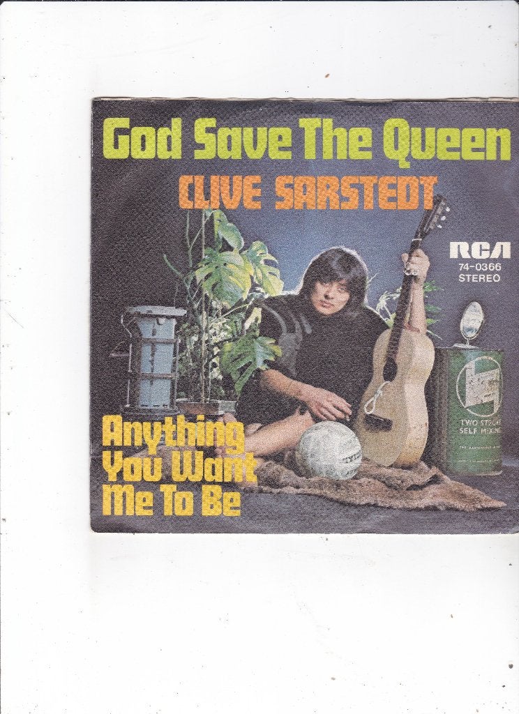 7" Single Clive Sarstedt - God save the queen, Ophalen of Verzenden, Gebruikt, 7 inch, Pop