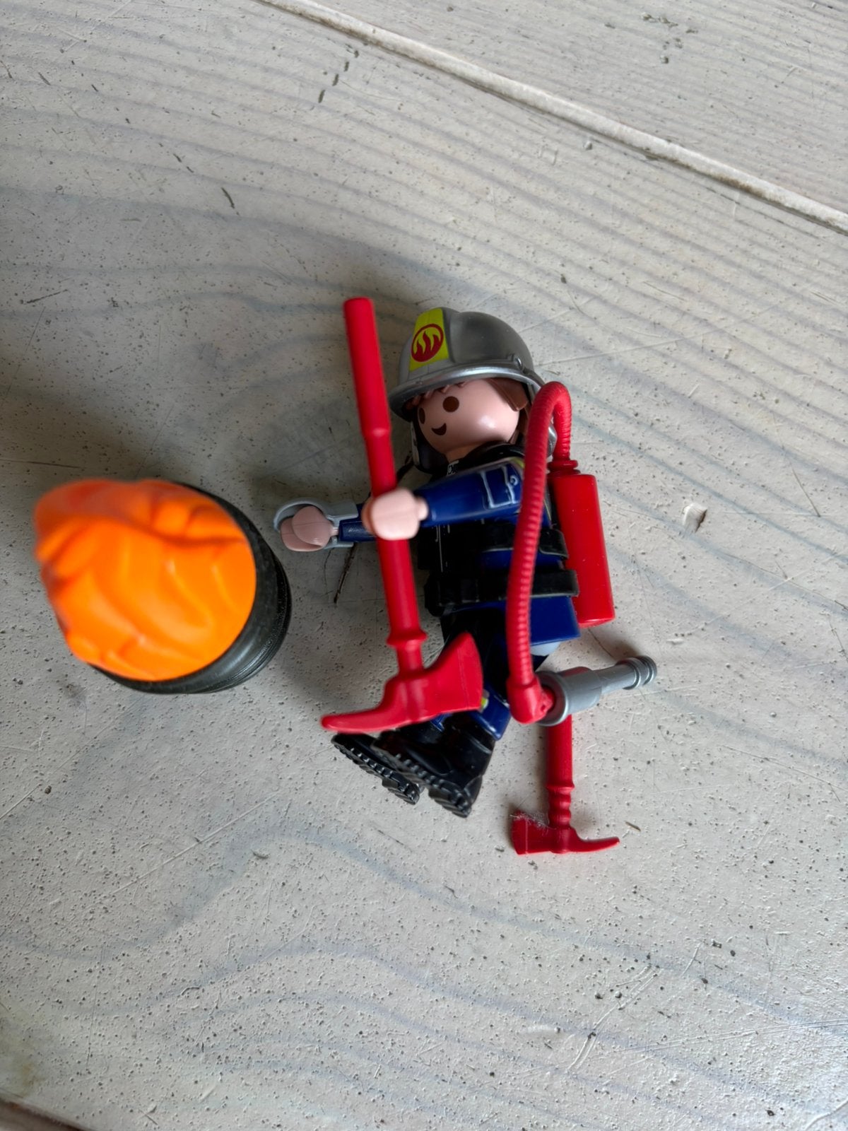 Playmobil brandweerman, Ophalen of Verzenden, Zo goed als nieuw