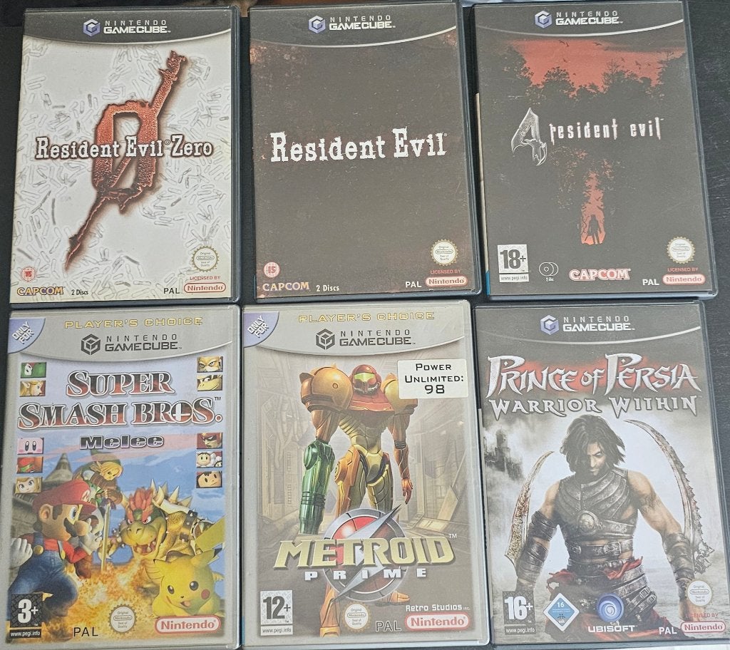 Gamecube games o.a. resident evil, super smash, metroid, Spelcomputers en Games, Games | Nintendo GameCube, Avontuur en Actie