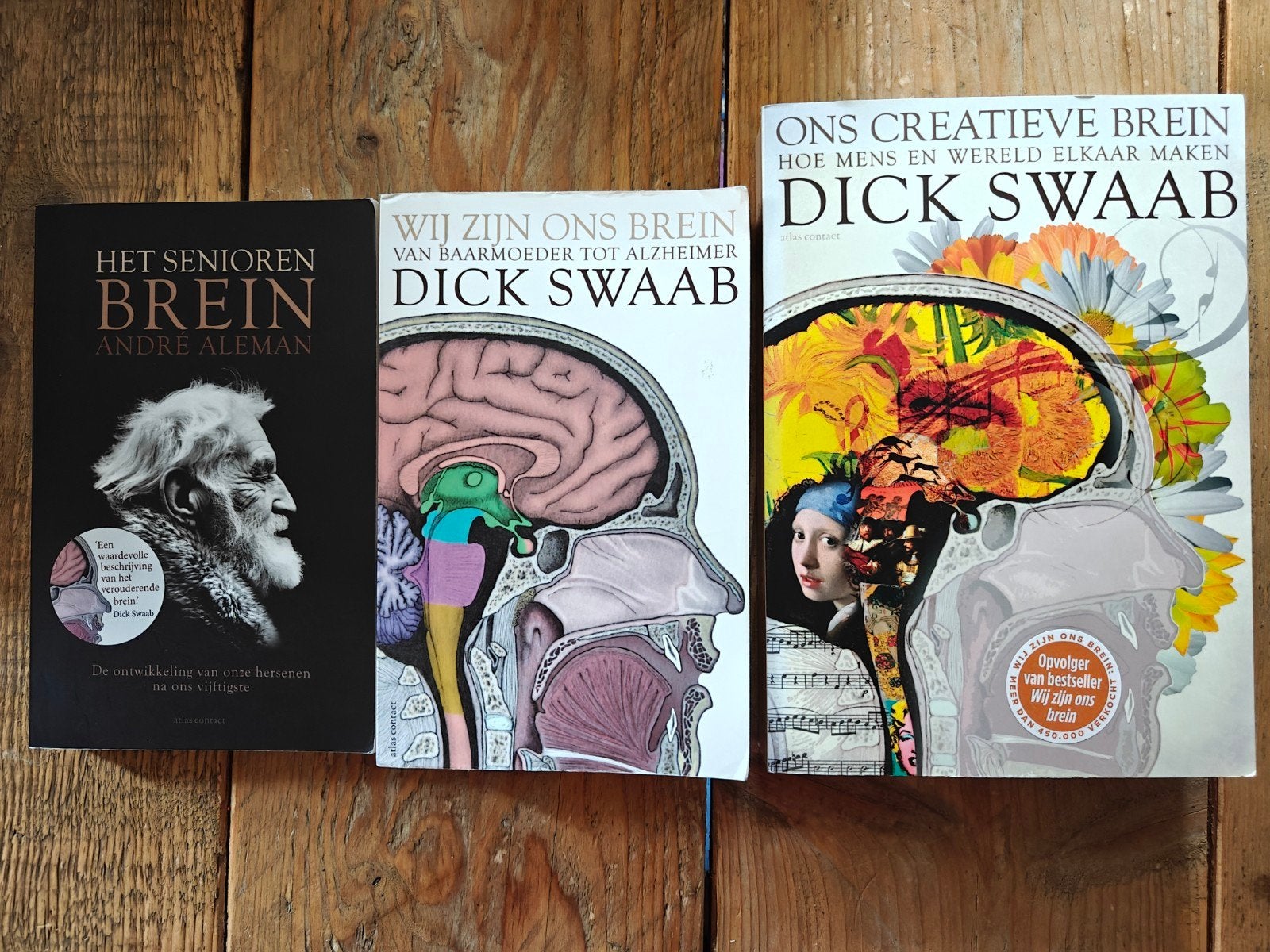 Het senioren brein / Wij zijn ons brein/Het Creatieve brein., Boeken, Ophalen of Verzenden, Zo goed als nieuw