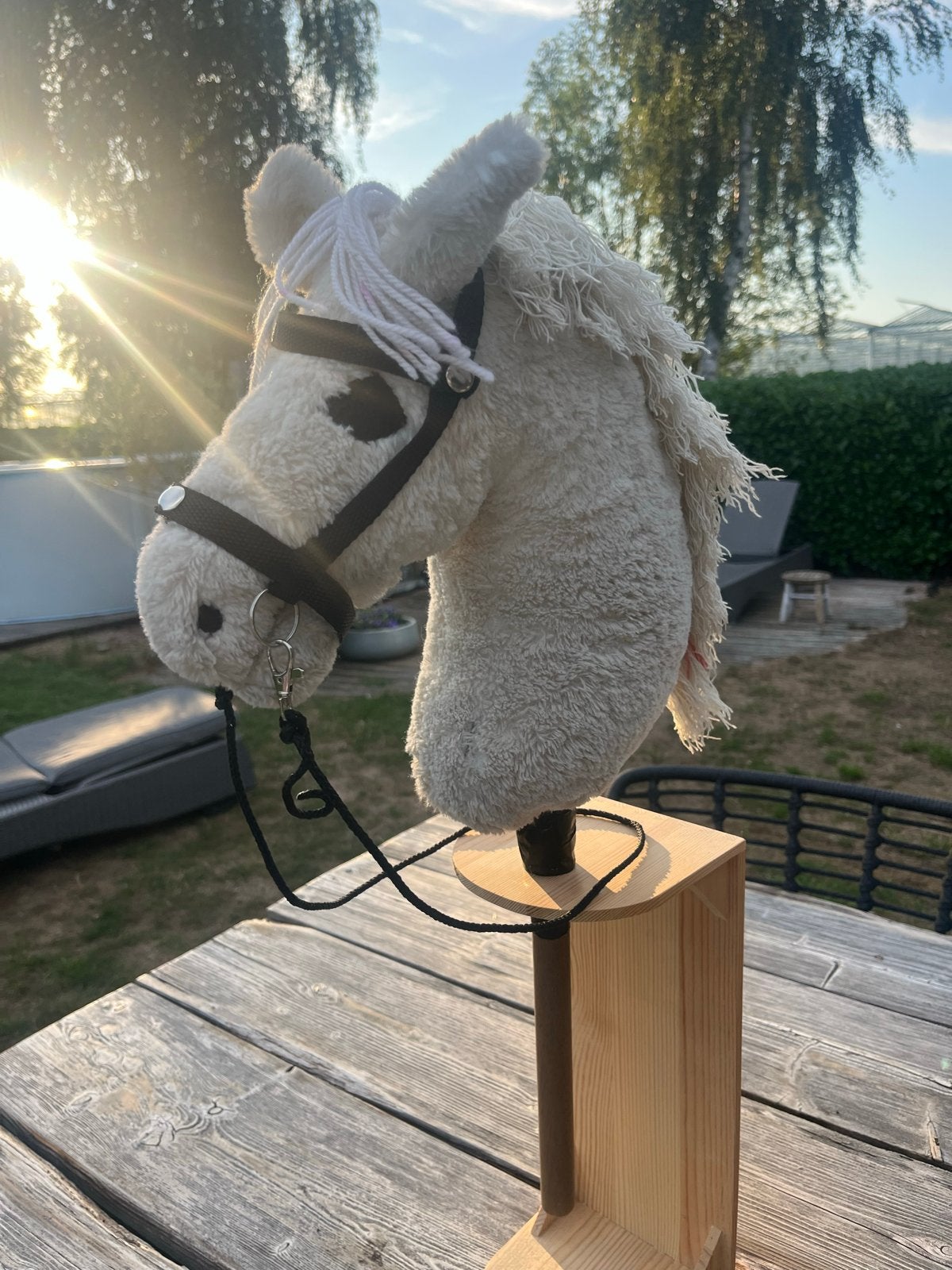 Hobby horse stokpaard met standaard, Ophalen of Verzenden, Gebruikt, Jongen of Meisje