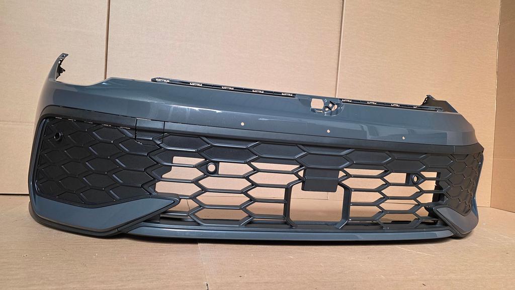 Voorbumper VW Golf 8 VIII 8.5 GTI GTD GTE 6xPDC LC7Q Grijs, Gebruikt, -, Voor, Ophalen of Verzenden