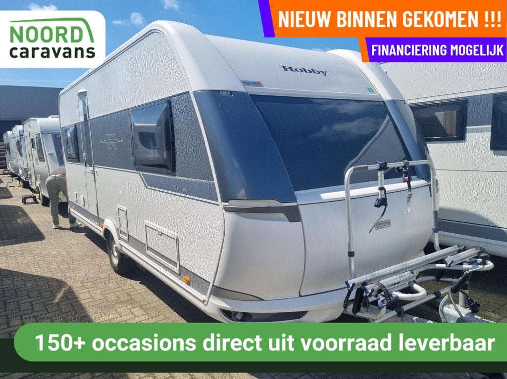 Hobby 540 UL de luxe MOVER + ENKELE BEDDEN + VOORTENT, Caravans en Kamperen, Mover, Rondzit, Hobby, 7 tot 8 meter
