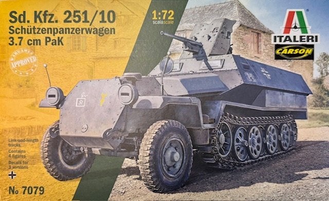 Coelianmodels, Italeri, 7079, Sd Kfz 251/10 C, 1/72, € 15,99, Italeri, Nieuw, Ophalen of Verzenden, Tank