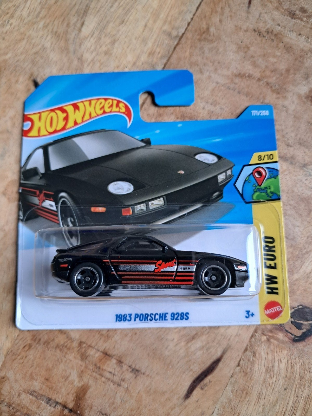 Hot Wheels 1983 Porsche 928S zwart nieuw in verpakking, Ophalen of Verzenden, Nieuw, Auto