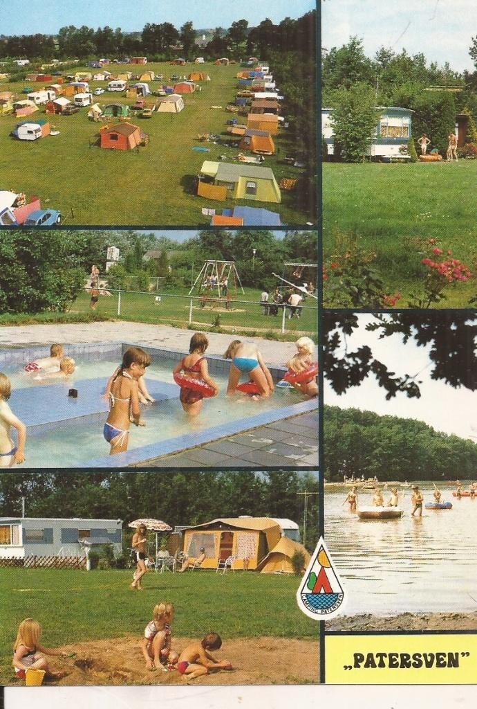 Wernhout Camping Patersven 1987 5 luik, Ophalen of Verzenden, 1980 tot heden, Ongelopen, Noord-Brabant