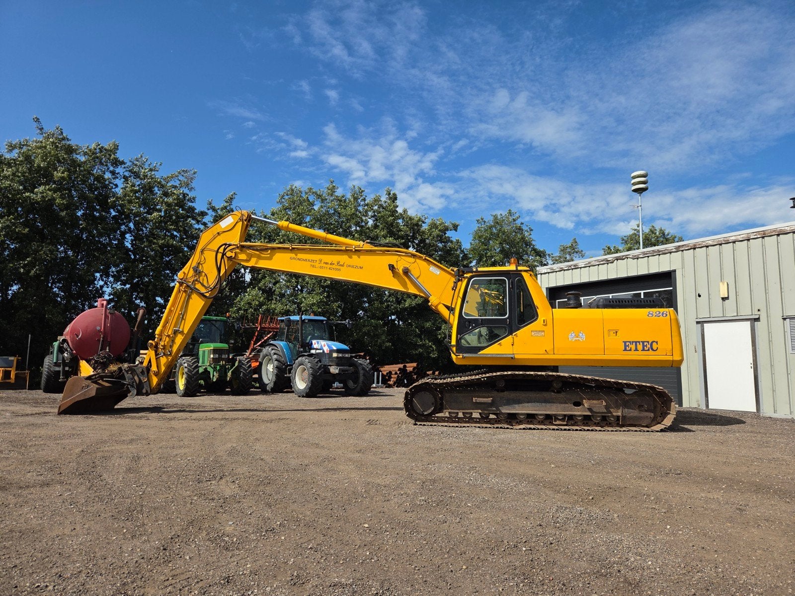 Goedwerkende etec long reach gyk, Ophalen of Verzenden, Graafmachine
