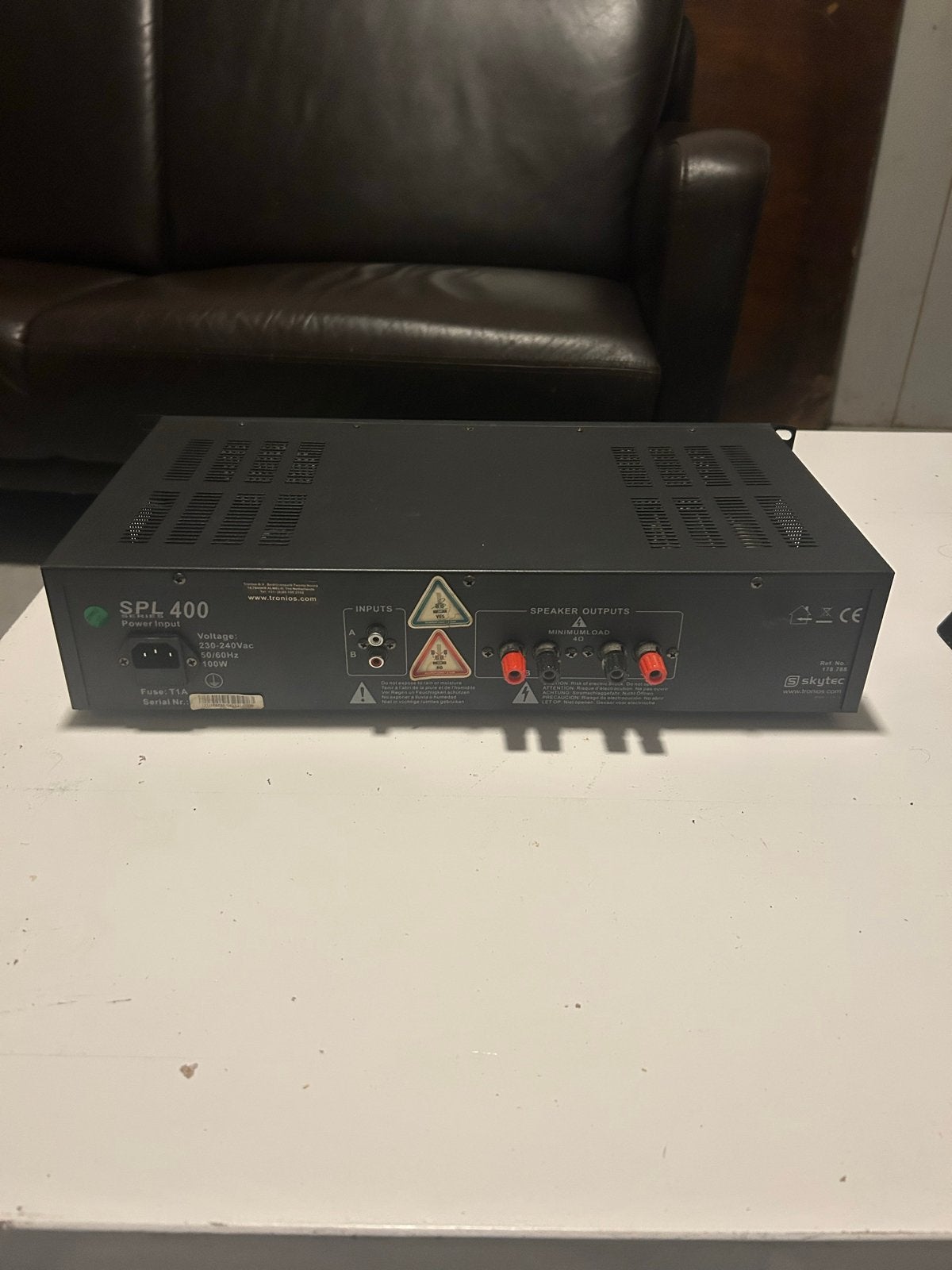Skytec SPL 400 Serie Versterker, Overige merken, Gebruikt, Ophalen of Verzenden, Minder dan 60 watt