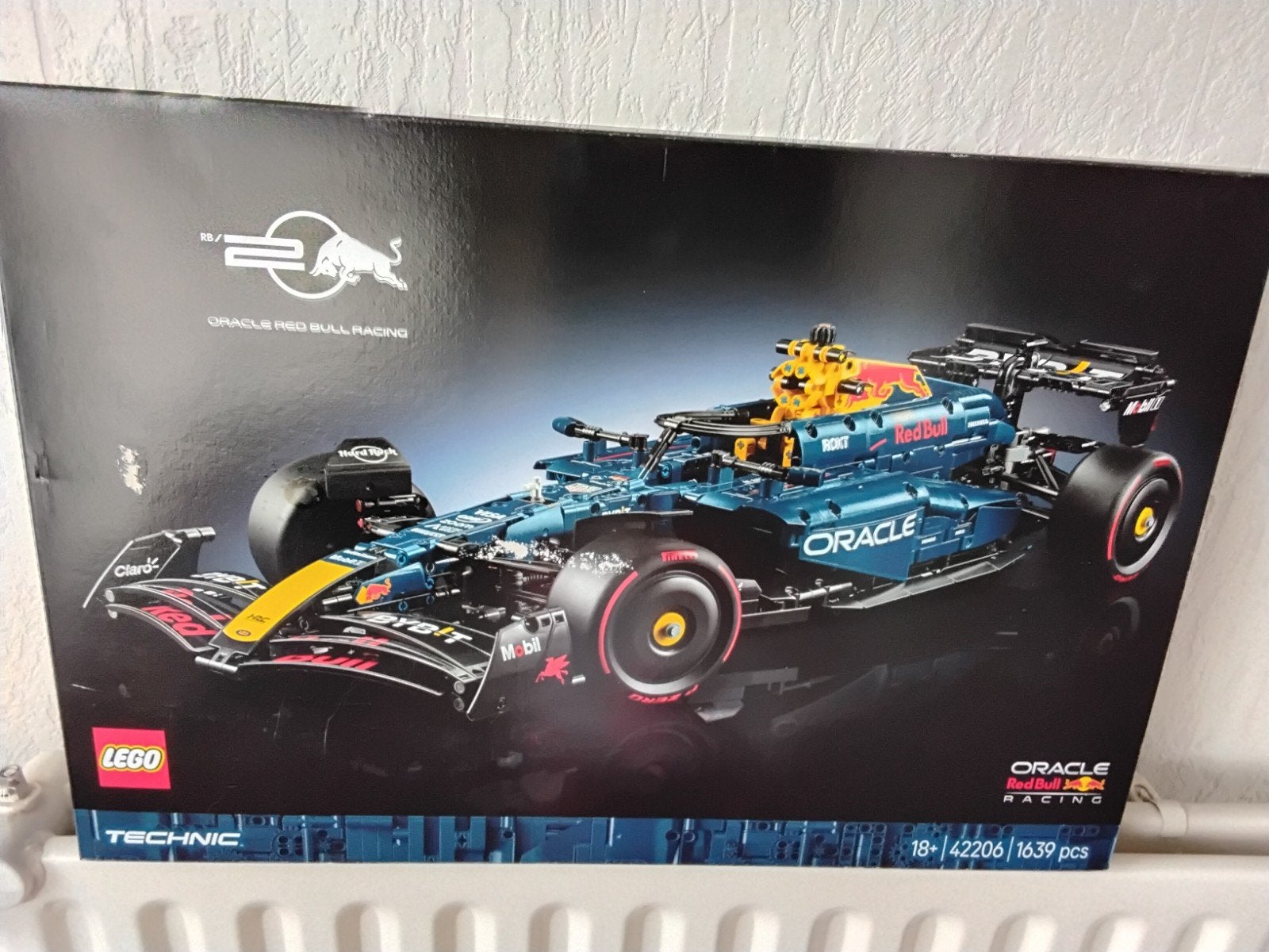 LEGO  RED BULL ORACLE  TECHNIC NO 42206  PCS 1639, Ophalen, Zo goed als nieuw, Overige merken