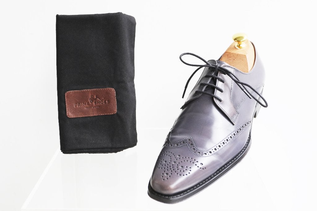Bijna Nieuw! Prime Shoes grijze lace-up maat 8 = maat 42, Overige kleuren, Prime Shoes, Ophalen of Verzenden, Zo goed als nieuw