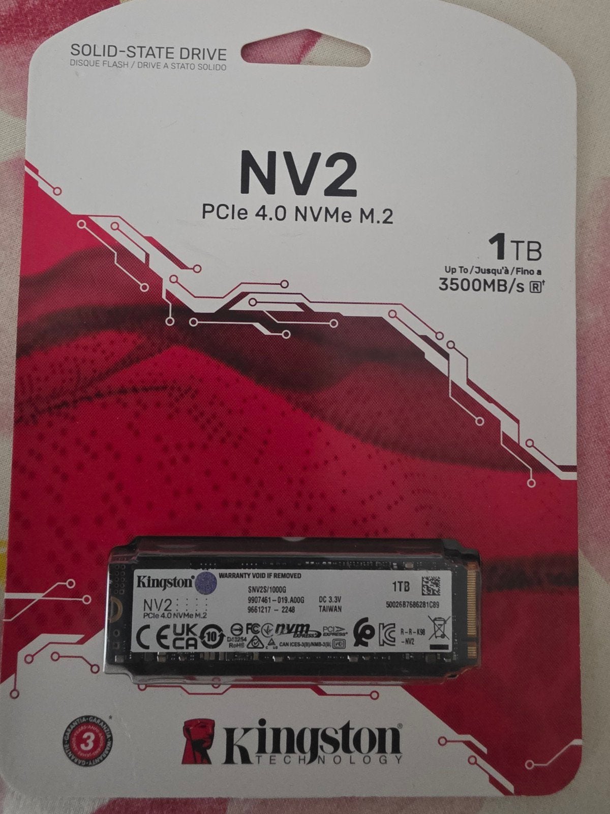 Kingston 1tb pcie Nvme m2 nieuw, Computers en Software, Harde schijven, Intern, Kingston, Nieuw, Ophalen of Verzenden