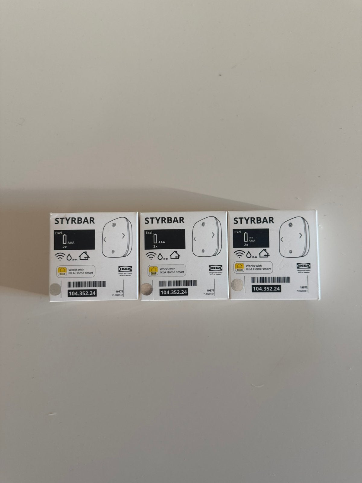 Ikea STYRBAR Afstandsbediening, smart roestvrij staal, Huis en Inrichting, Lampen | Losse lampen, Led-lamp, Nieuw, Overige fittingen
