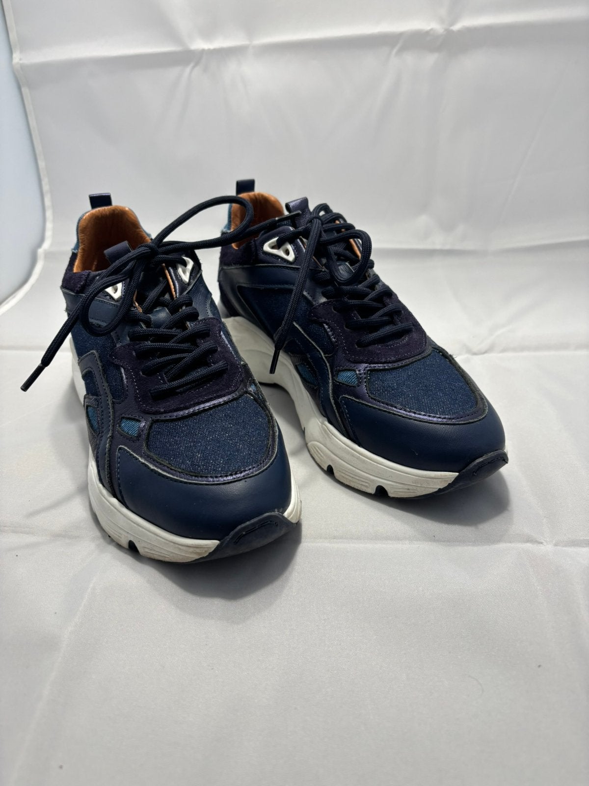 Manfield sneakers, maat 39, Blauw, Ophalen of Verzenden, Sneakers of Gympen, Gedragen
