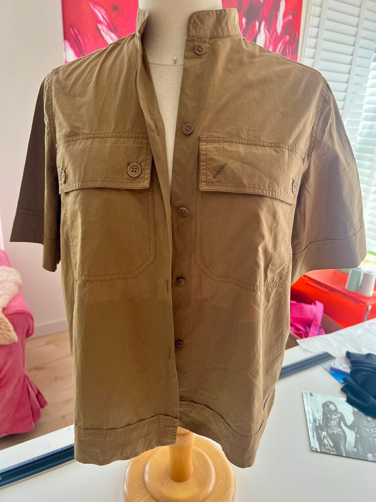 Laurence Bras overhemd bruin maat M, Maat 38/40 (M), Bruin, Nieuw, Ophalen of Verzenden