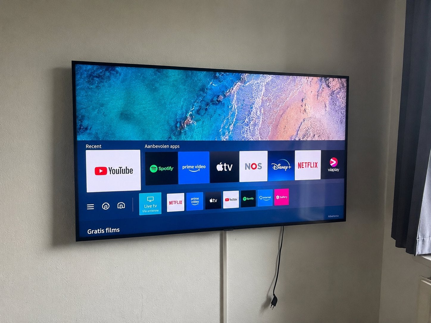 Samsung 4K Smart TV 50 inch (UE50BU8070), Ophalen, LED, 50 Hz, Zo goed als nieuw