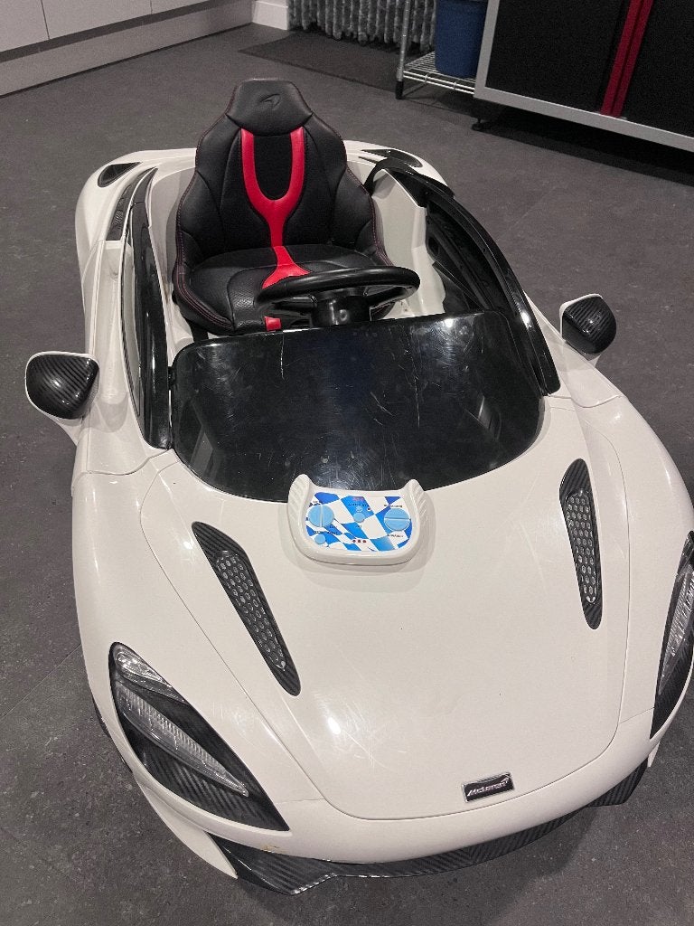 McLaren elektrische auto kind, Gebruikt