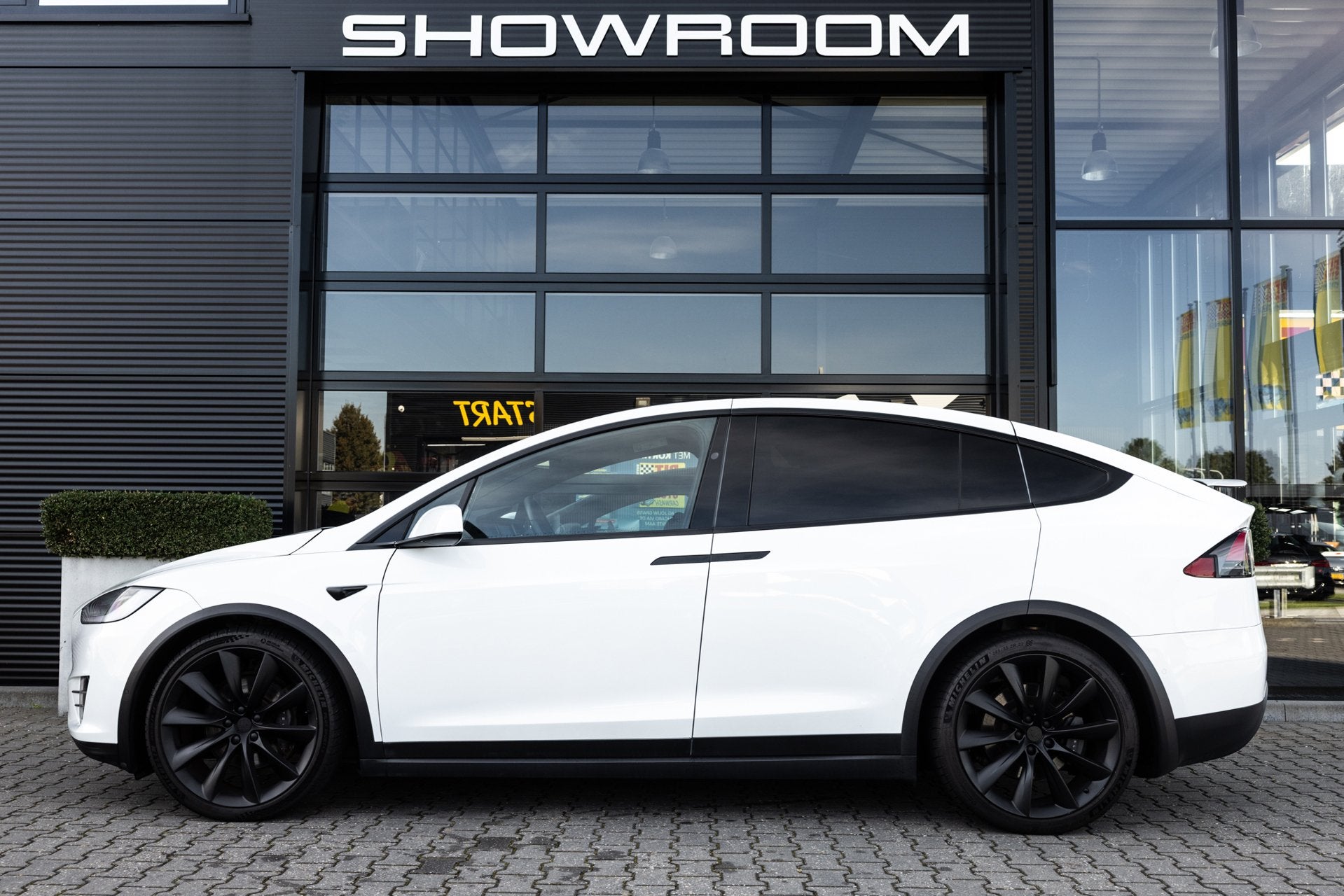 Tesla MODEL X Long Range 6p., 417 PK Autopilot, 22inch, Prem, Auto's, Gebruikt, Wit, Leder, Vierwielaandrijving