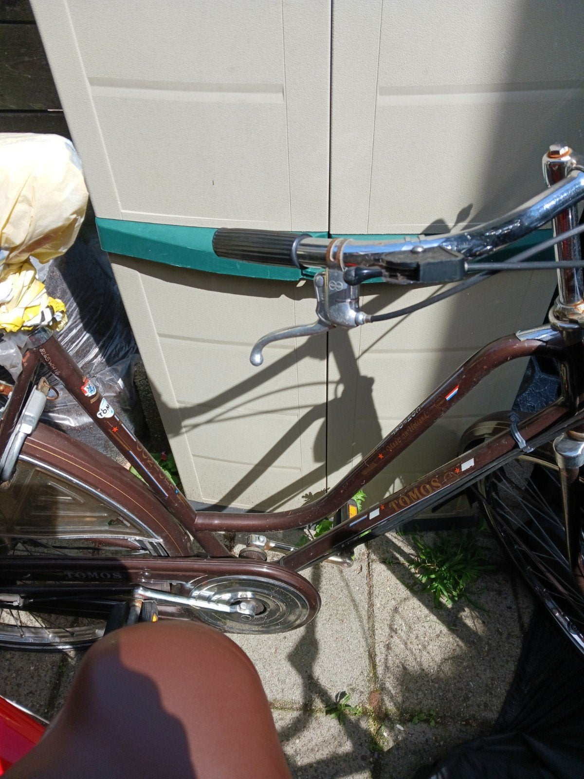 tomos fiets, Ophalen, Tomos
