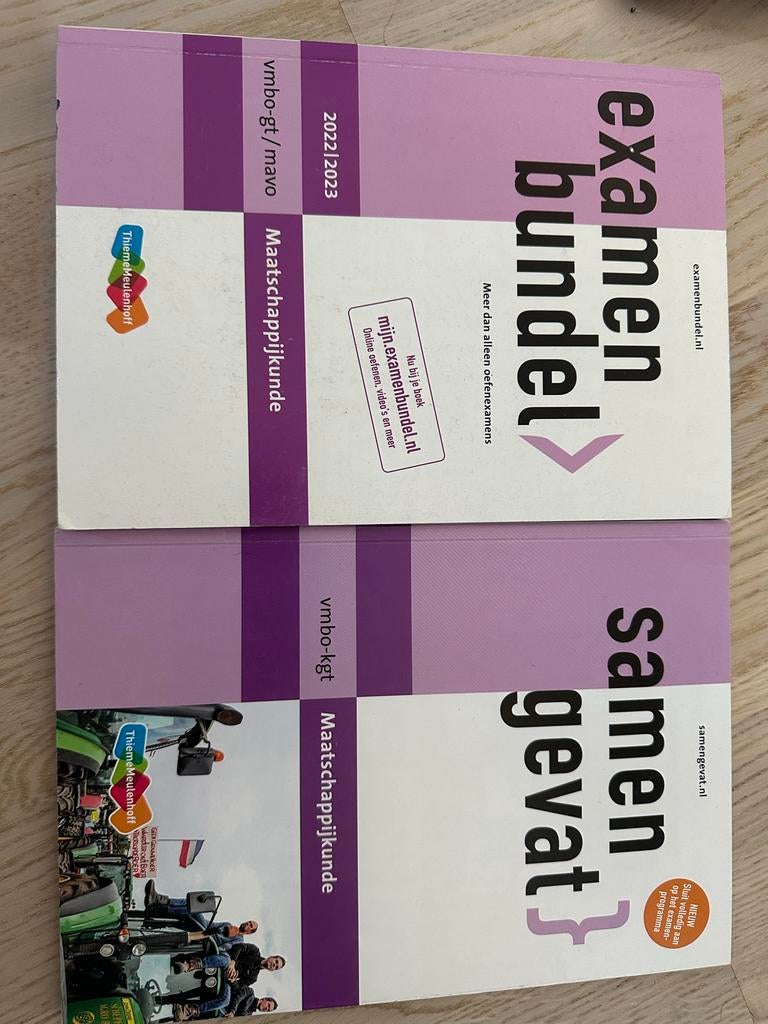 Examenbundel & Samengevat Maatschappijkunde VMBO 2022/2023, Ophalen of Verzenden, Zo goed als nieuw, VMBO, Maatschappijleer