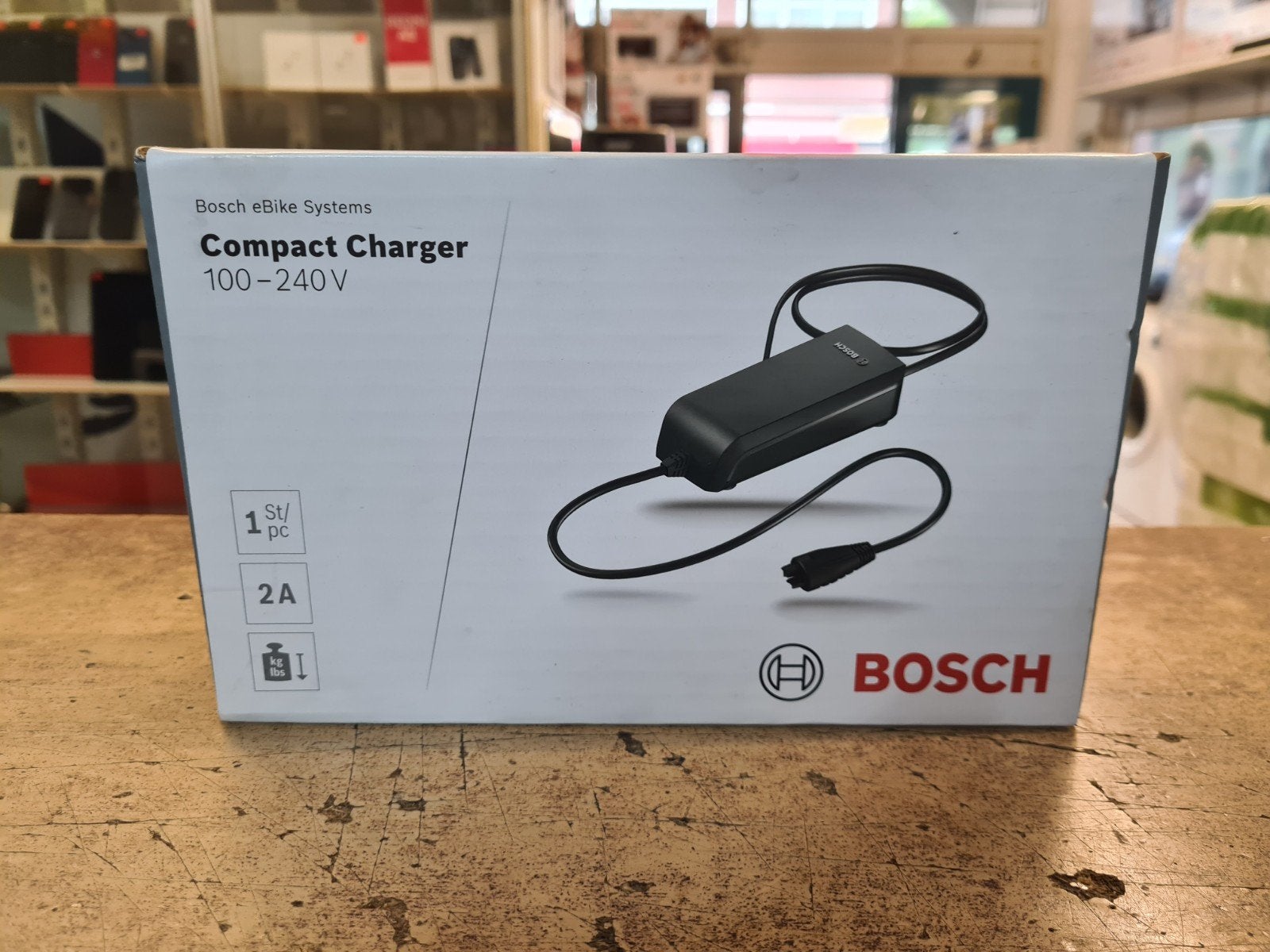 Bosch Compact - Elektrische fietsoplader - 2A - Nieuw, Nieuw