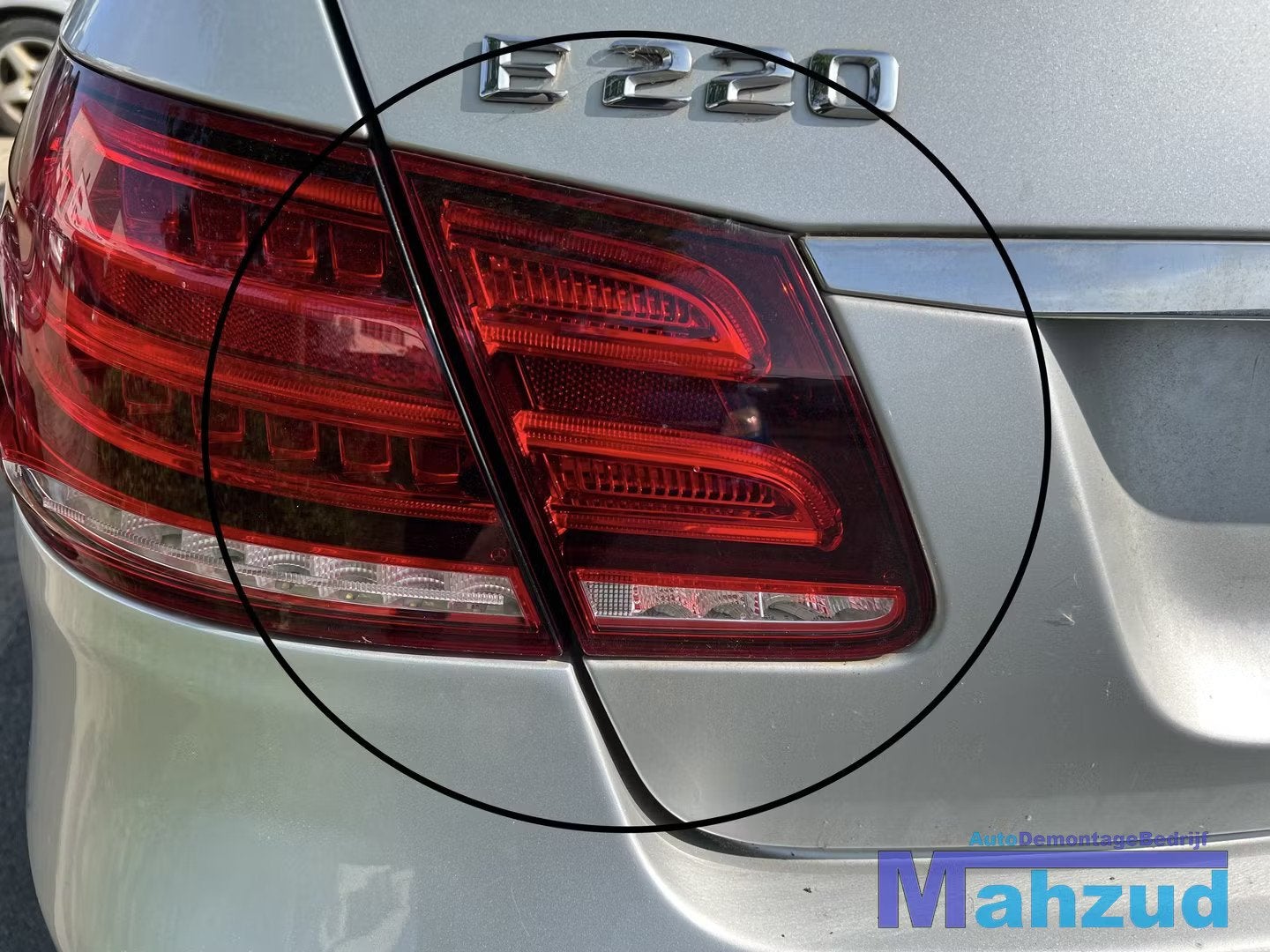 Mercedes W212 E KLASSE Links binnen achterlicht 2013-2016, Auto-onderdelen, Gebruikt, Mercedes-Benz AG, Mercedes-Benz, Ophalen of Verzenden