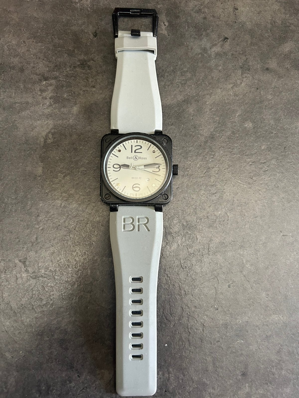 Bell & Ross BR03 herenhorloge, Ophalen of Verzenden, Zo goed als nieuw, Staal, Overige merken