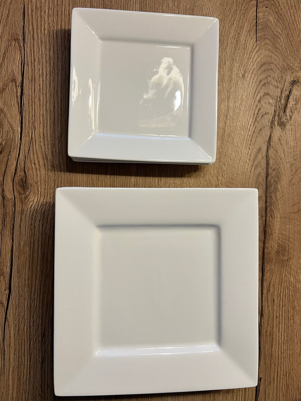 Xenos witte schalen en borden set, Ophalen, Overige merken, Zo goed als nieuw, Bord(en)