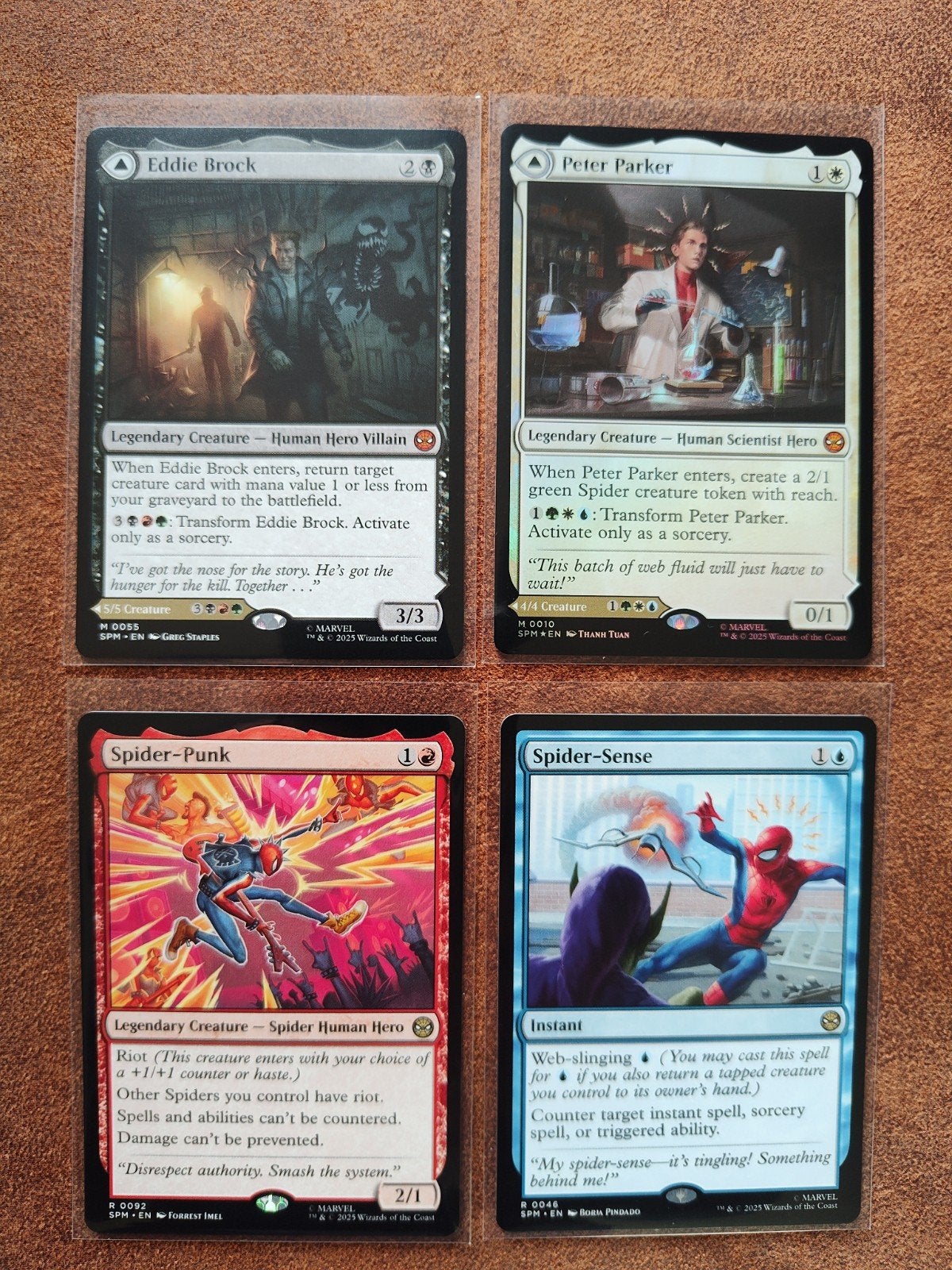 Spiderman: Spider-Punk, Spider-Sense en Doctor Octopus, Ophalen of Verzenden, Nieuw, Meerdere kaarten, Foil