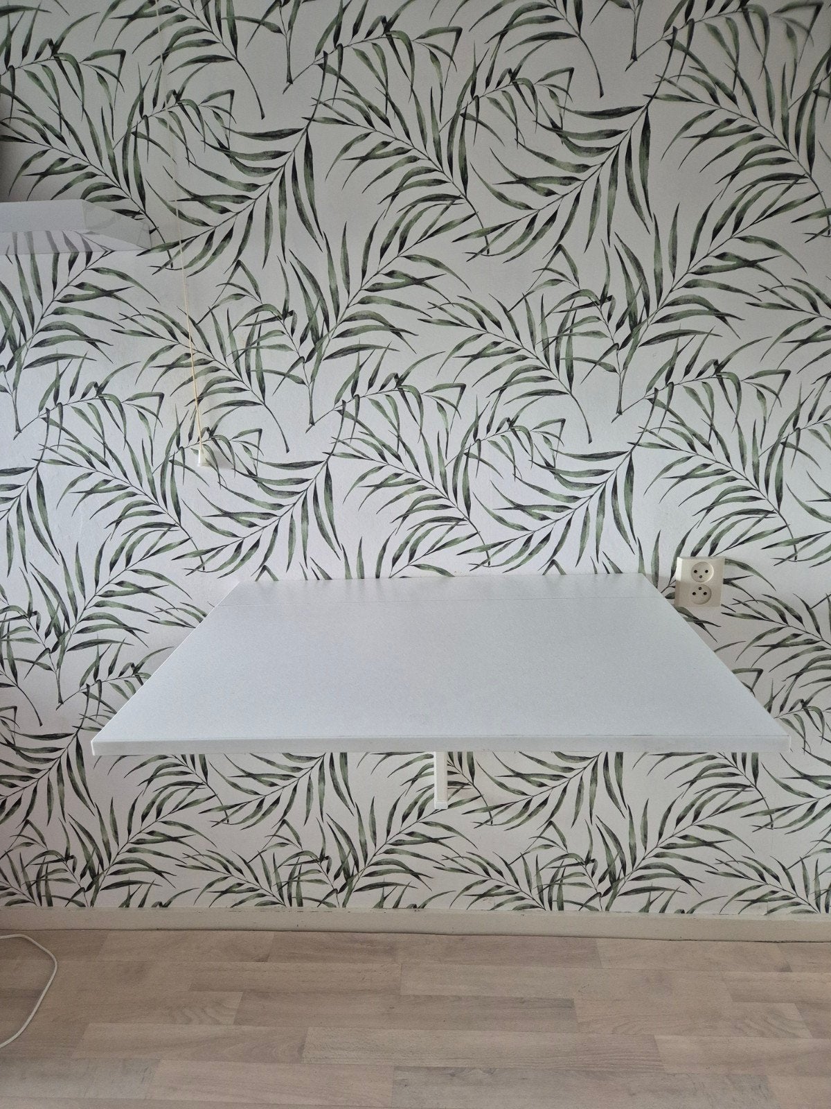 IKEA NORBERG Klaptafel voor wandmontage, wit, 74 x 60 cm, Ophalen, Zo goed als nieuw