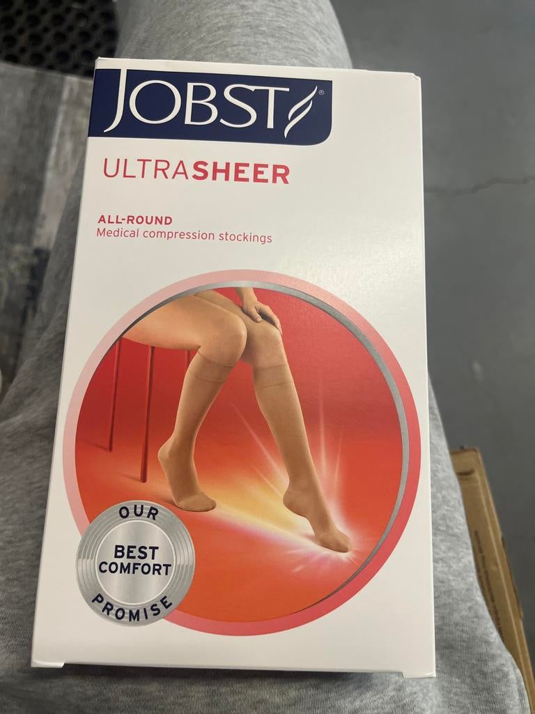 JOBST Ultrasheer compressiekousen CCL2 maat III zwart, Zwart, Ophalen of Verzenden, Zo goed als nieuw, Nvt