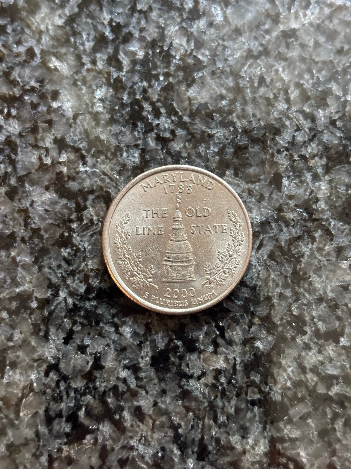 Amerikaanse Quarter Dollar - Maryland 2000, Verzenden, Losse munt