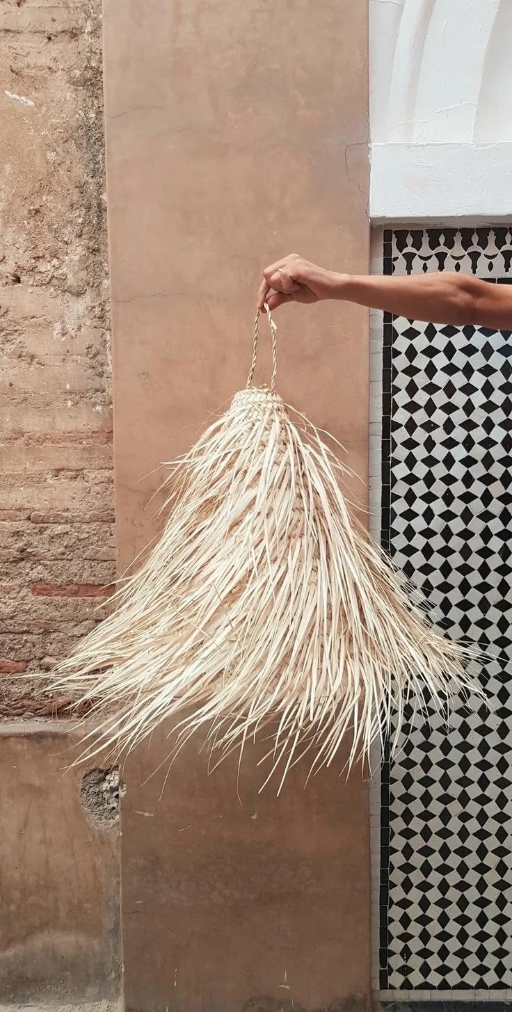 Lampenkap Nora XL - Mediterrane Sfeer - Riet Naturel, Ophalen of Verzenden, Nieuw, Natuurlijk materiaal, Overige fittingen