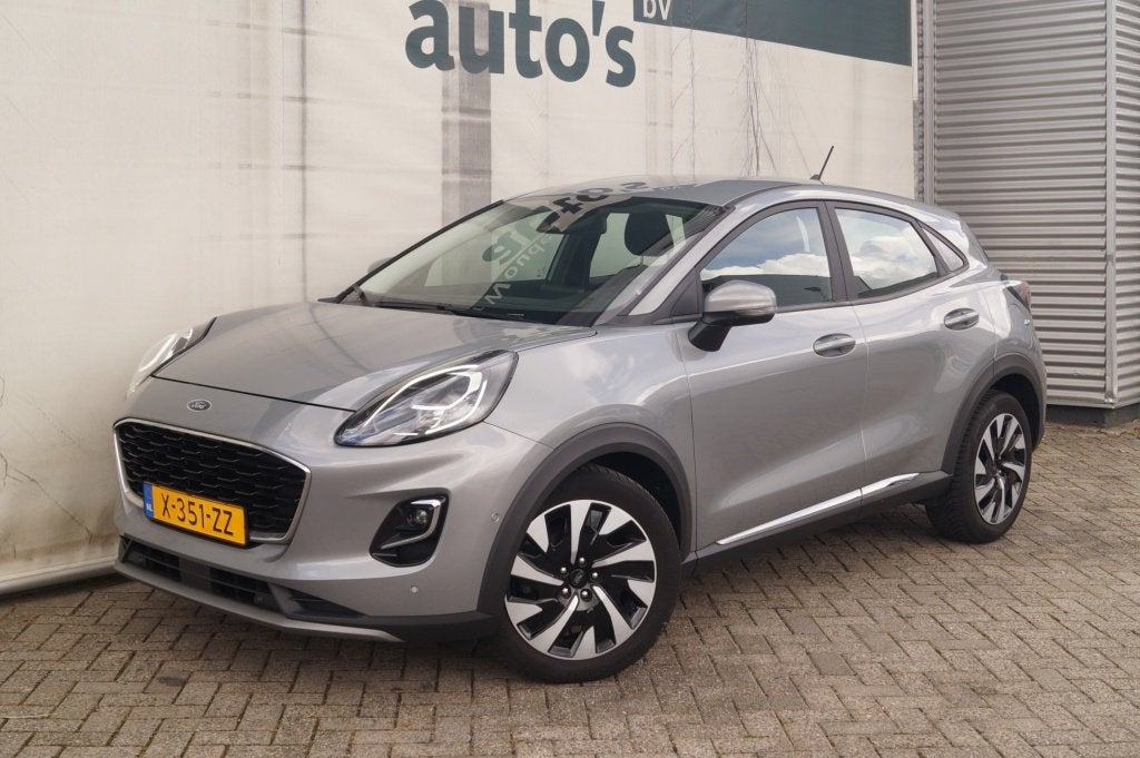 Ford Puma 1.0 EcoBoost 124pk Hybrid Titanium -NAVI-PDC-CAM-L, Auto's, Voorwielaandrijving, Dealer onderhouden, Stof, Euro 6