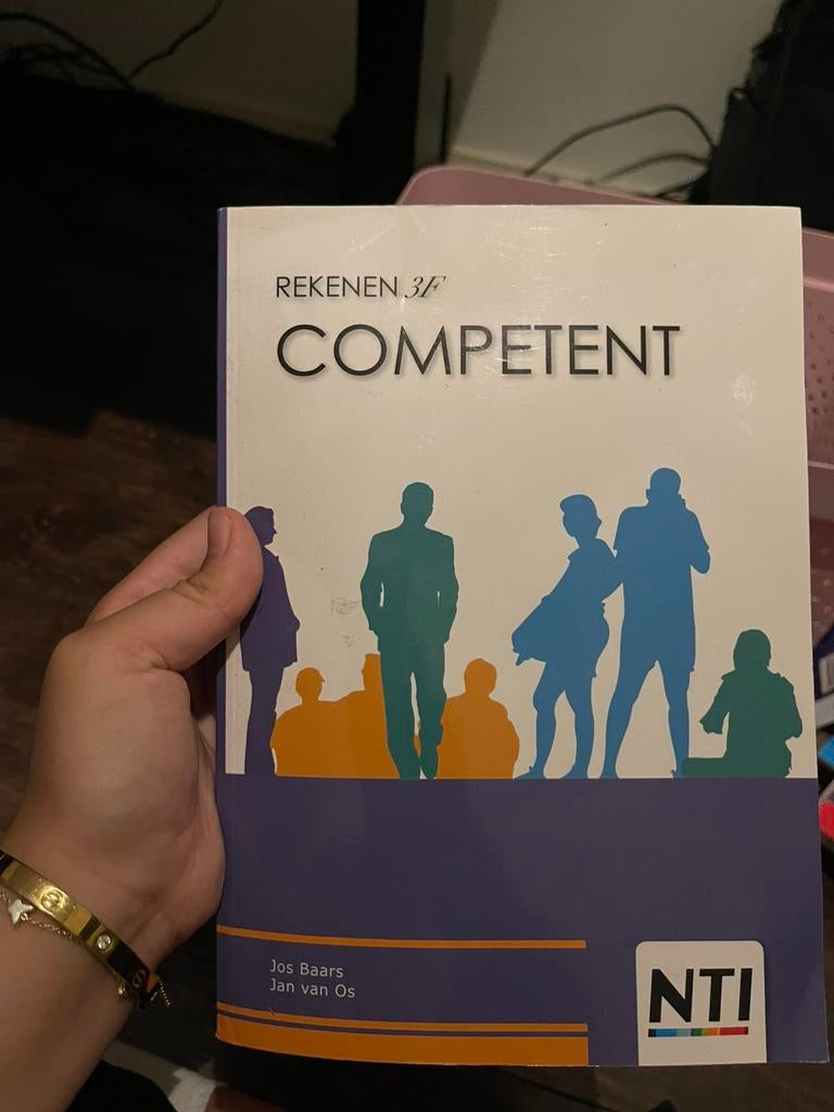 Rekenen 3F Competent – NTI studieboek, Ophalen of Verzenden, Zo goed als nieuw, Overige niveaus