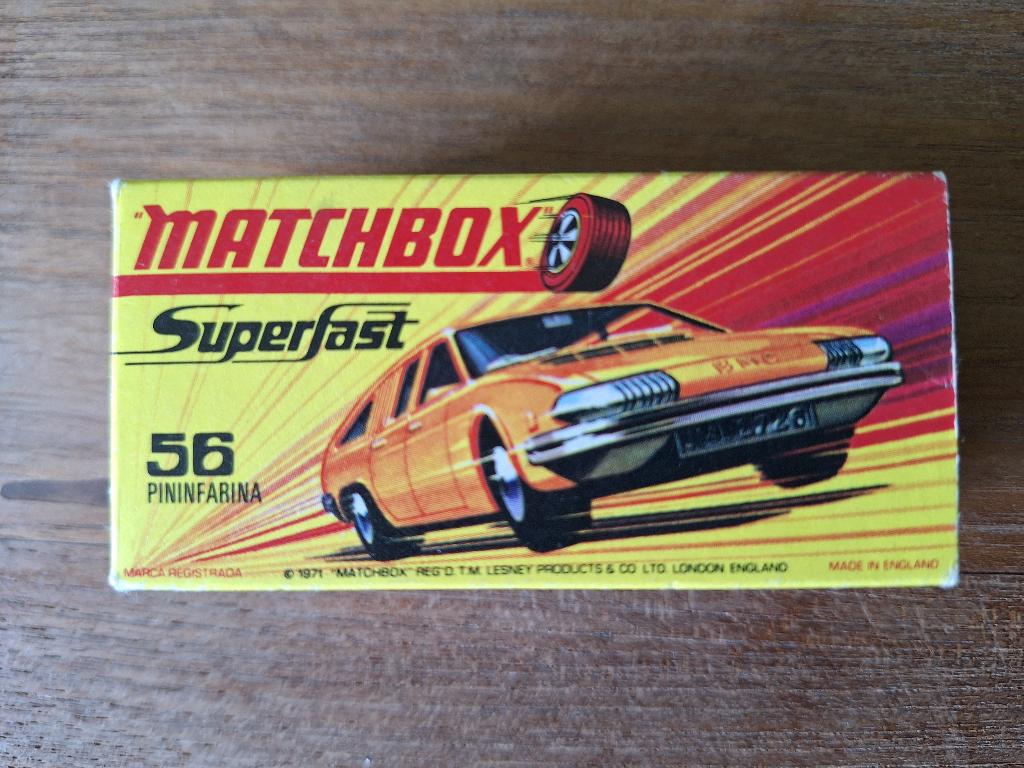 Matchbox BMC 1800 Pininfarina nr 56 uit 1969, Ophalen of Verzenden, Zo goed als nieuw, Auto