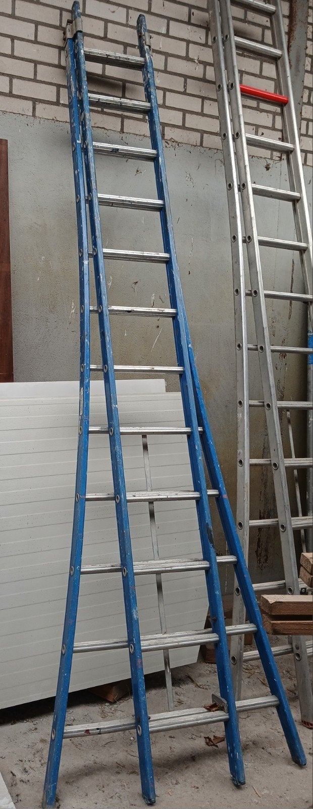 Ladder, Ophalen, Gebruikt, 4 meter of meer