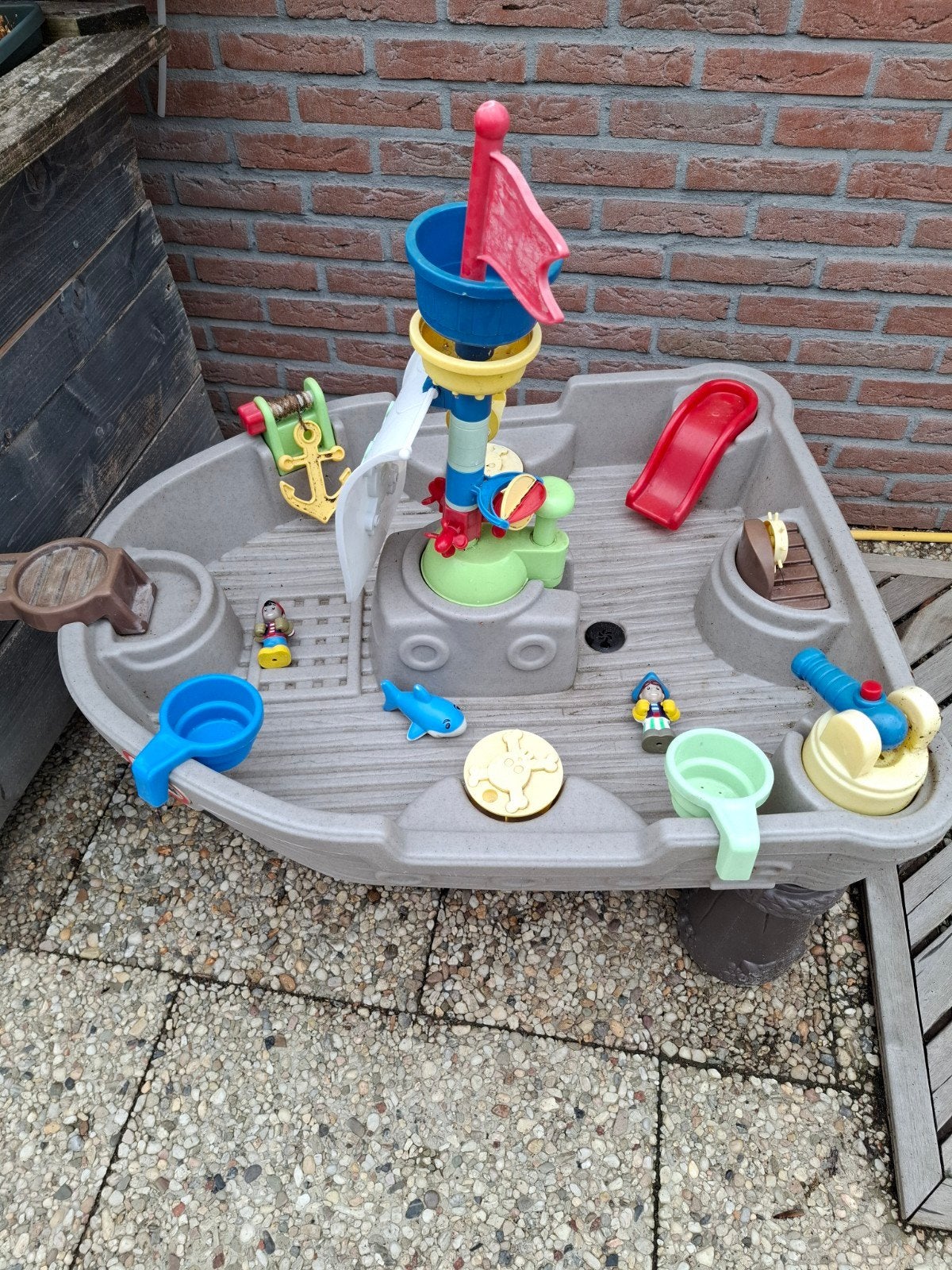 piratenboot PRIJS VERLAAGD, Kinderen en Baby's, Speelgoed | Buiten | Zandbakken, Ophalen, Zo goed als nieuw