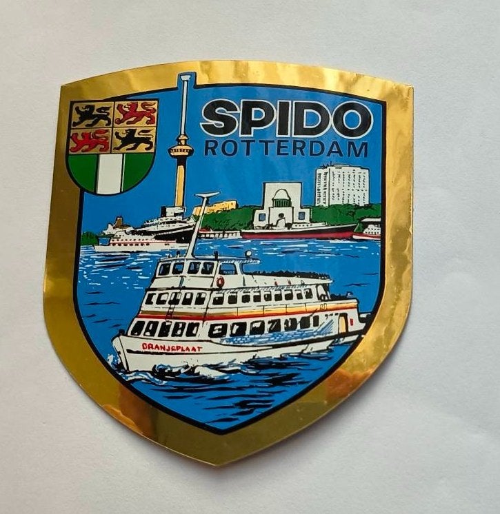 Sticker Spido Rotterdam, Ophalen of Verzenden, Zo goed als nieuw, Overige typen