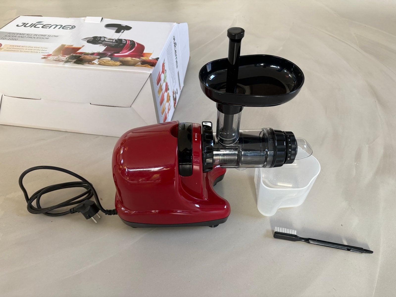 JUICEME Slowjuicer TD-1000 - Zo goed als nieuw, Ophalen of Verzenden, Zo goed als nieuw