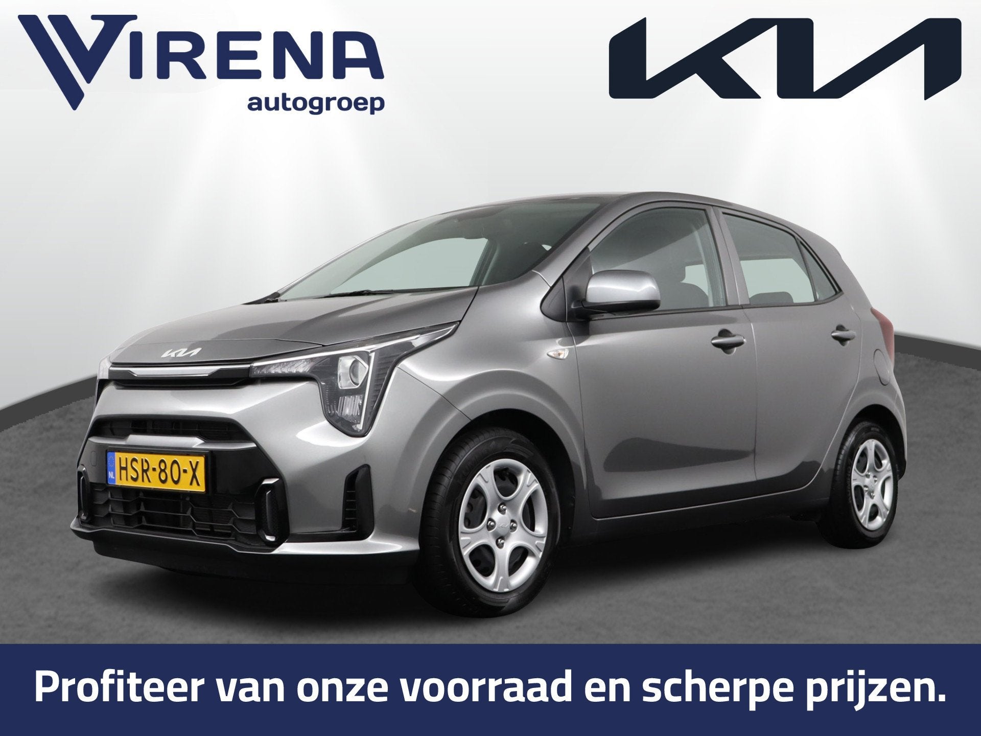 Kia Picanto 1.0 DPI DynamicLine Apple Carplay/Android Auto -, Auto's, Stof, 4 stoelen, Origineel Nederlands, 19 km/l