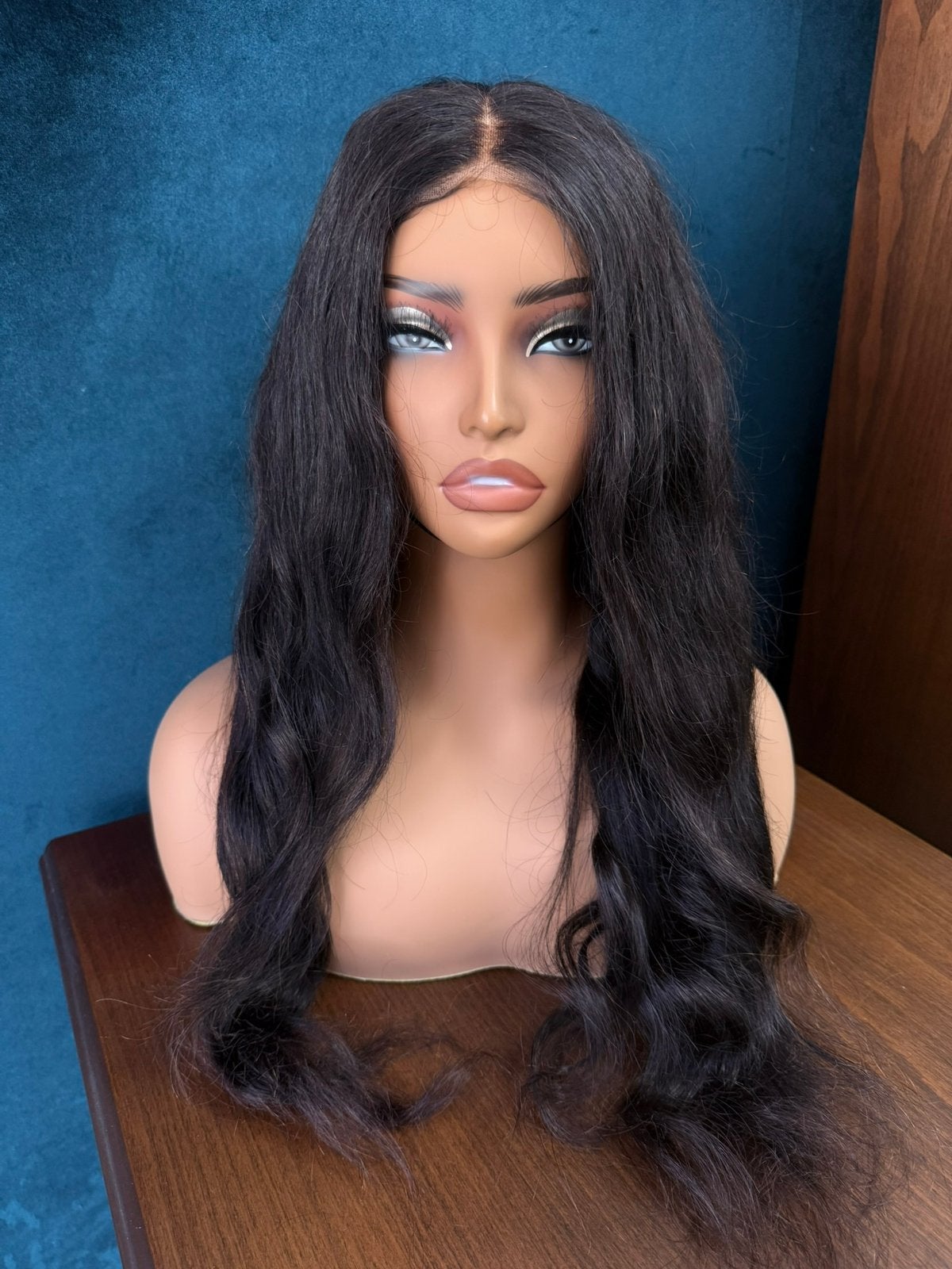 Pruik met mannequin 50/50%, Ophalen, Nieuw, Pruik of Haarverlenging