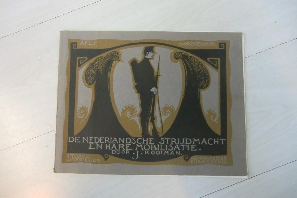 Ned. strijdmacht en haar mobilisatie dl 6, Gelezen, Ophalen of Verzenden, Landmacht, Voor 1940