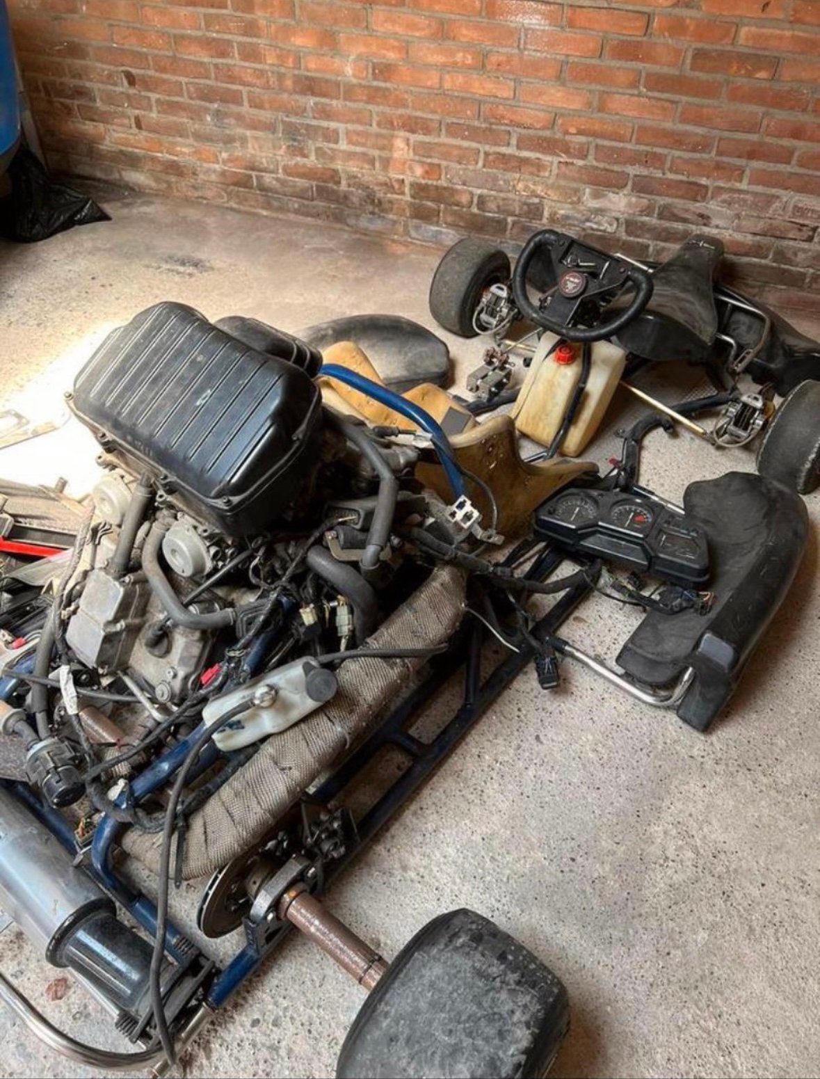 Honda VFR 750cc motorblok met dashboard, Motoren, Ophalen, Gebruikt