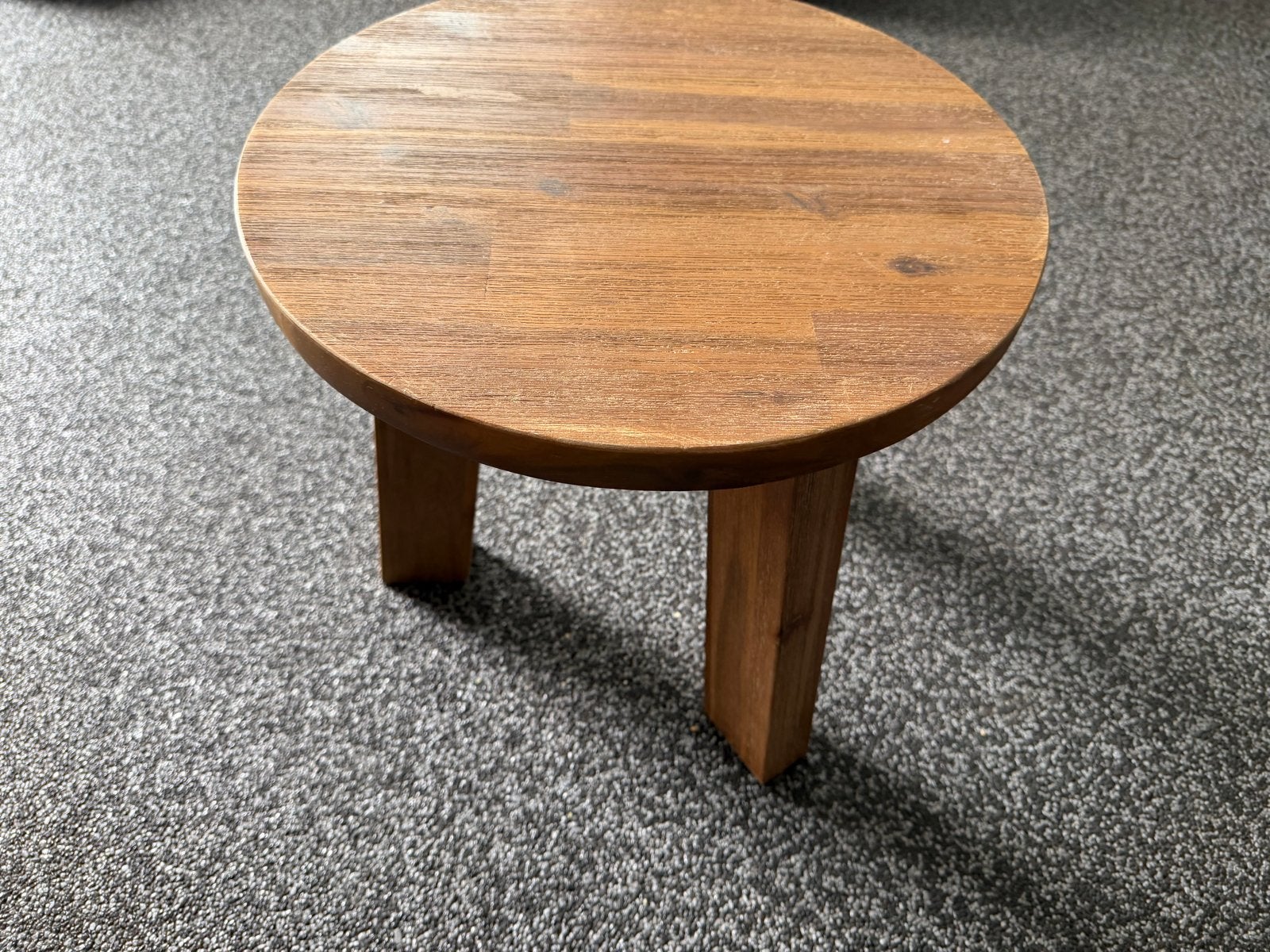 Bassano tafeltje rond van Pronto Wonen (40x39 cm), Minder dan 45 cm, Gebruikt, Rond, Ophalen of Verzenden
