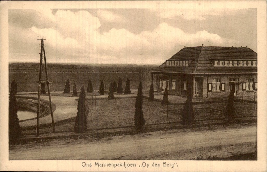 Oosterbeek - Ons Mannenpaviljoen - Op den Berg, Ophalen of Verzenden, 1920 tot 1940, Ongelopen, Gelderland